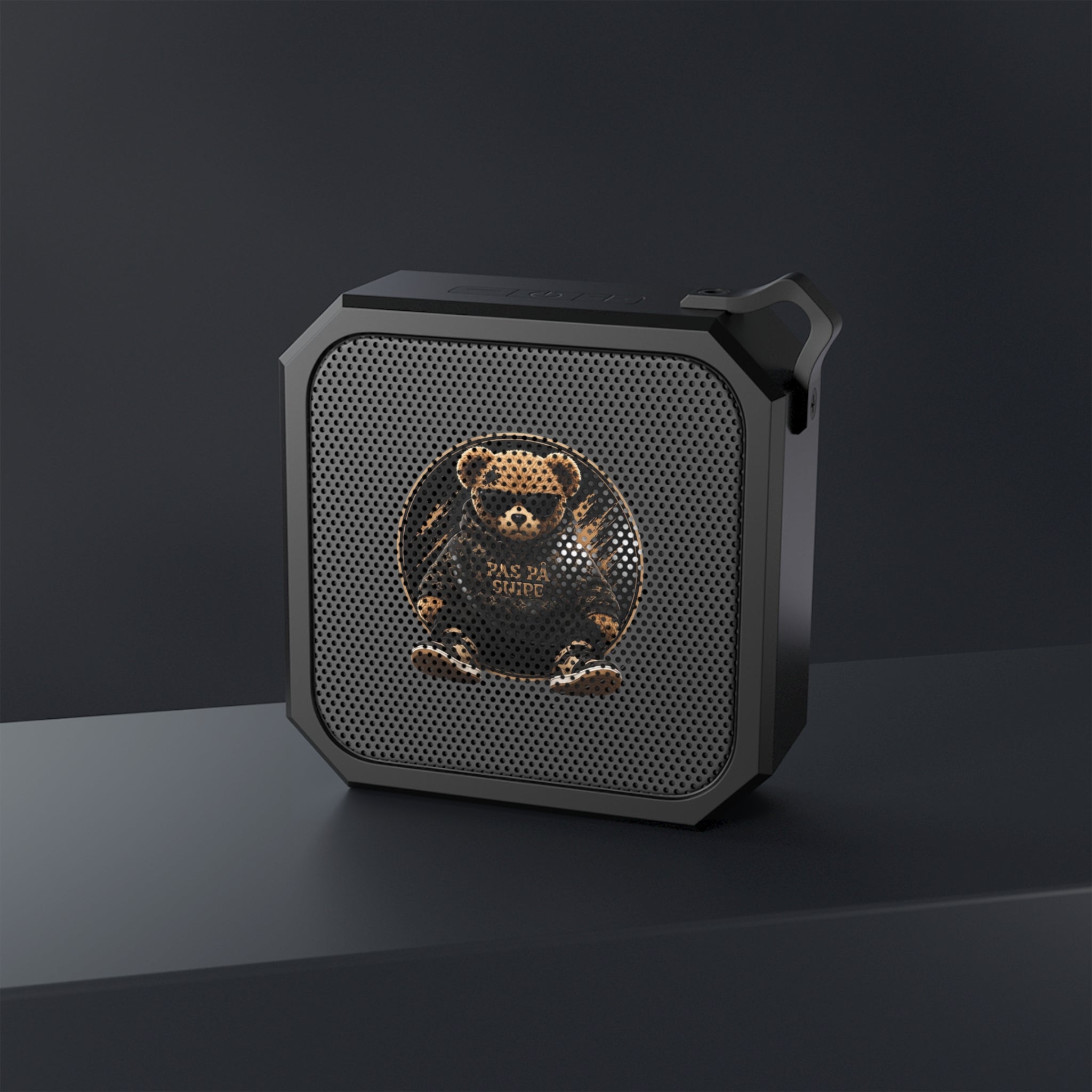 Bluetooth Speaker — Outdoor Bear Logo Portable Speaker (Blackwater)