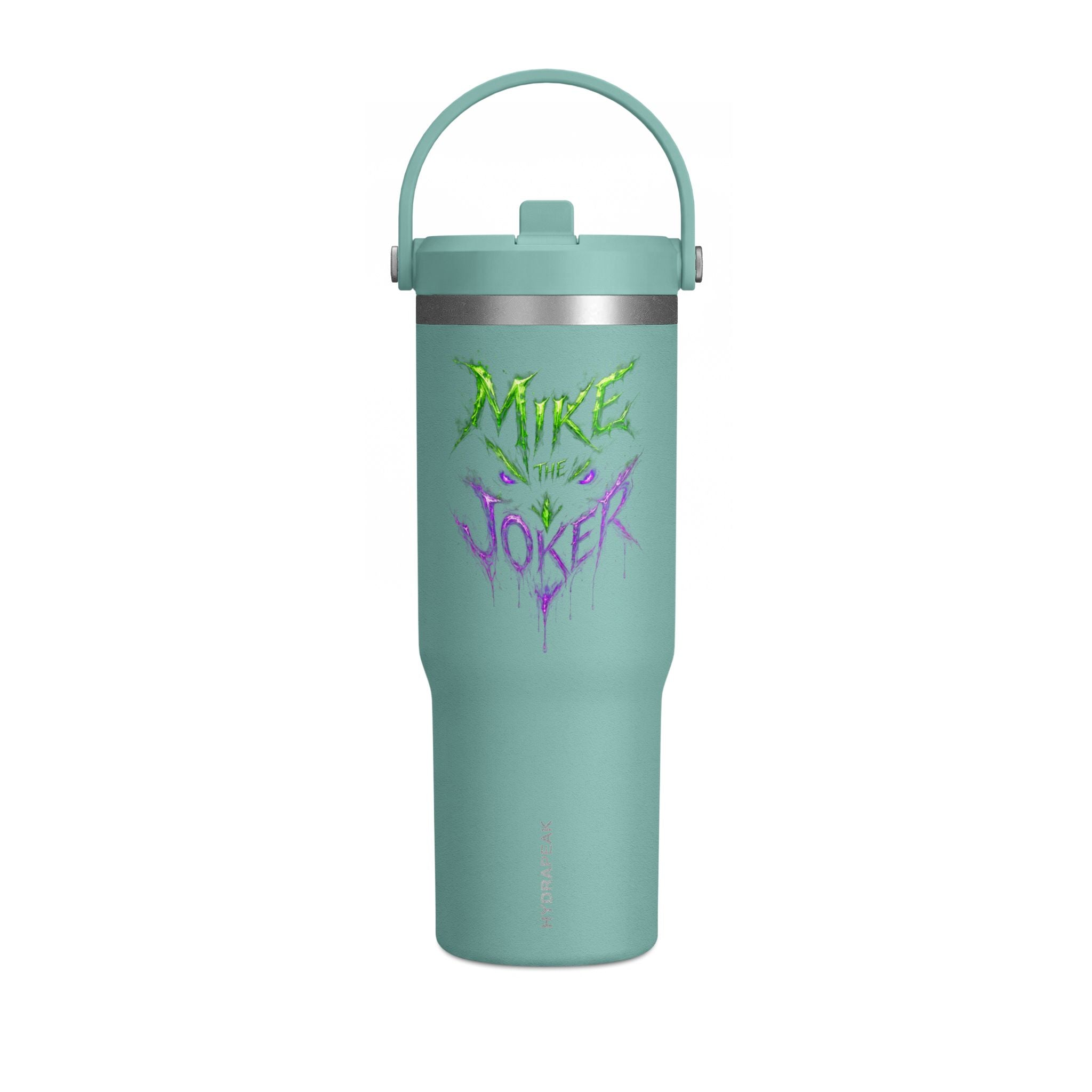 Tumbler — "Mike the Joker" Neon Graffiti 32oz Insulated Travel Mug