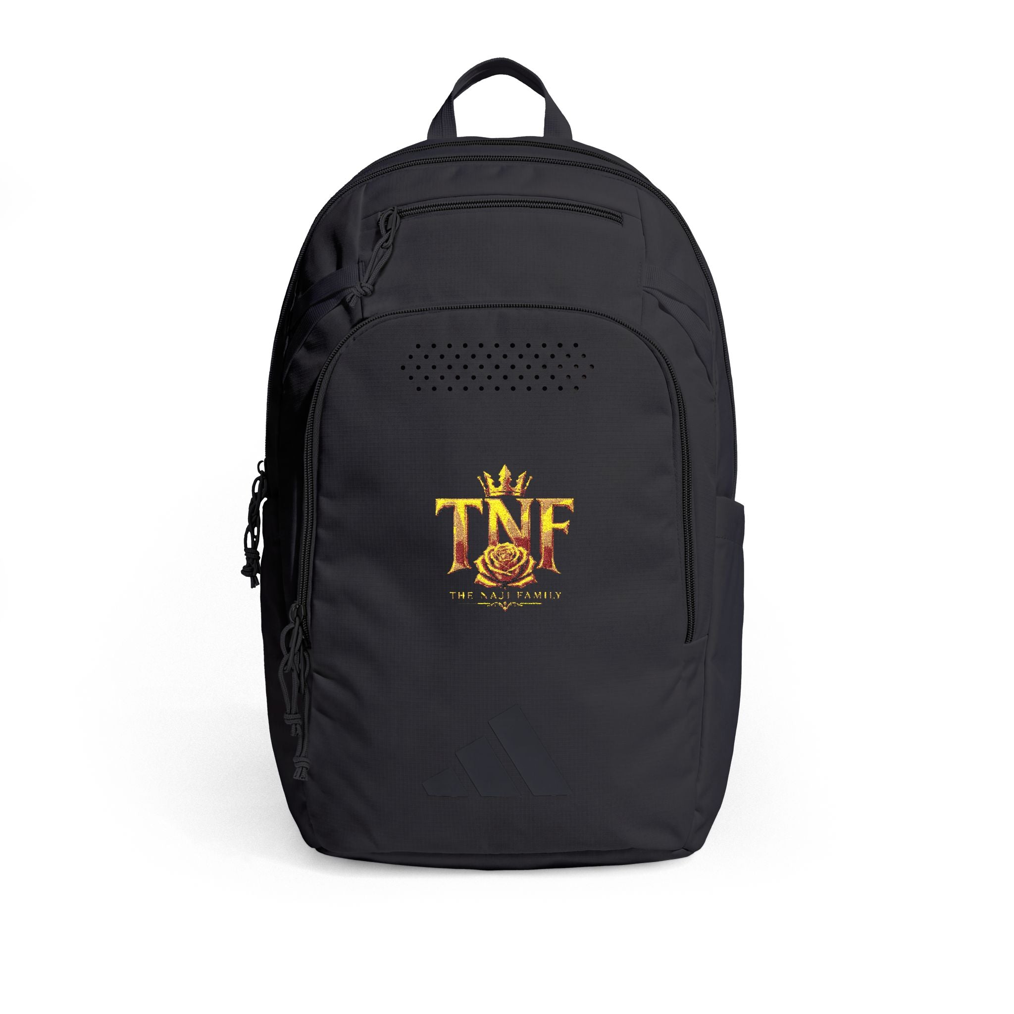 Embroidered TNF Crown Backpack — adidas Defender 5 School & Travel Bag