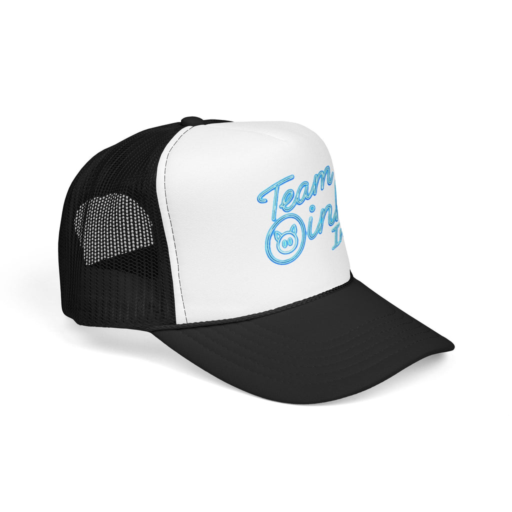 Team Oink Inc. Trucker Hat — Retro Embroidered Foam Cap