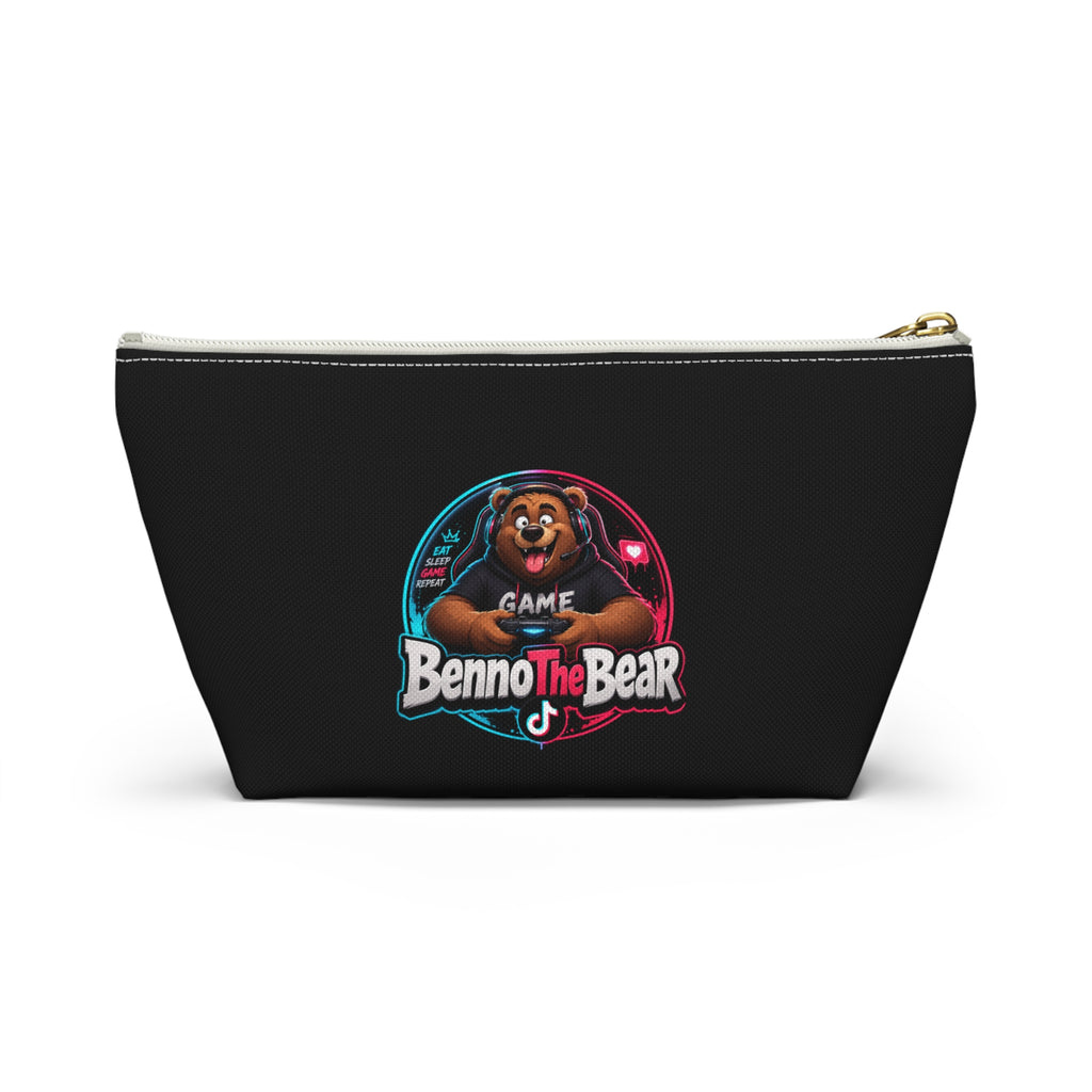 Benno The Bear Gamer Accessory Pouch — T‑Bottom Cosmetic & Tech Organizer