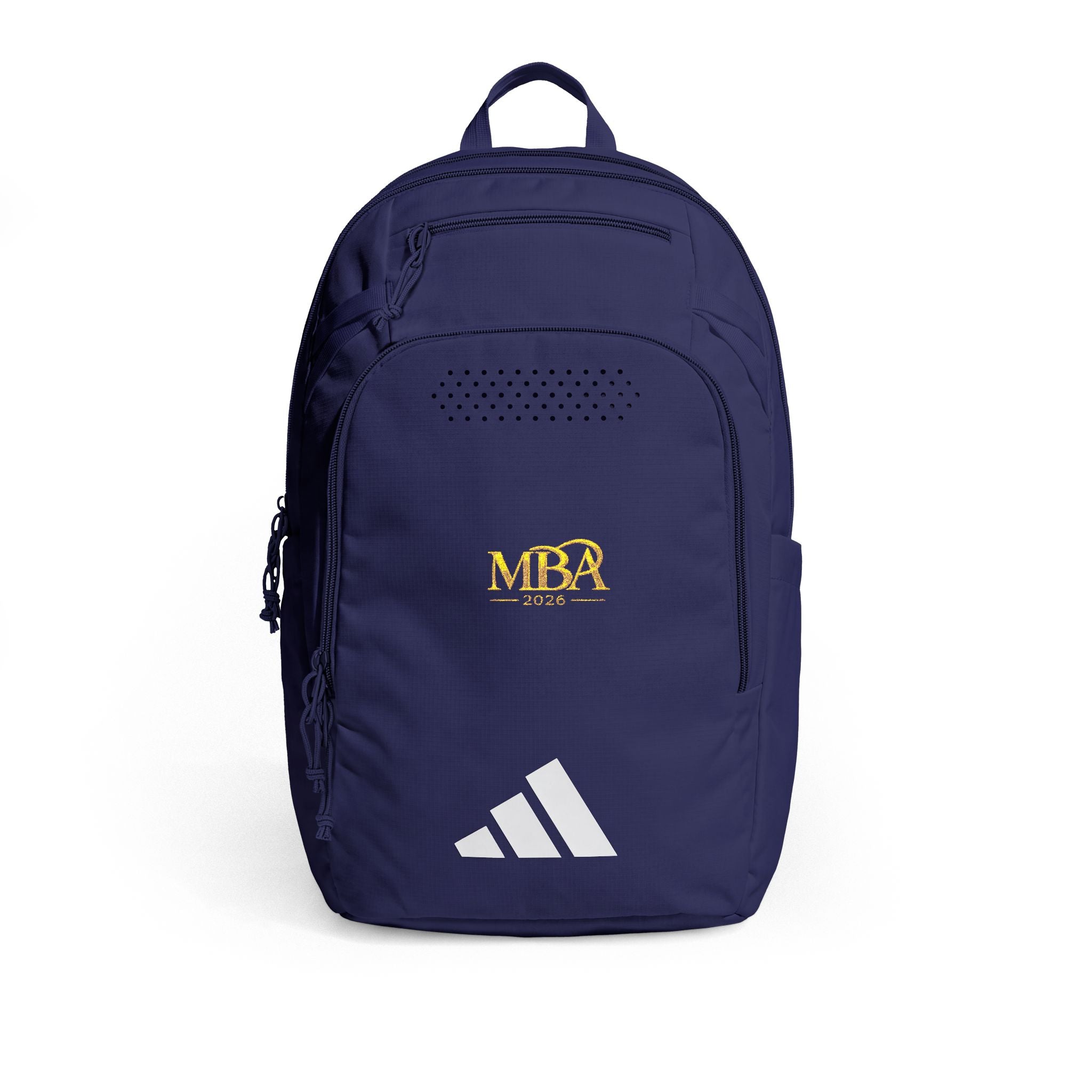 Embroidered MBA Logo Backpack — adidas Defender 5 School & Travel Pack