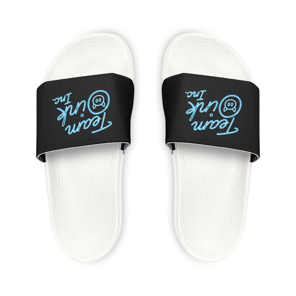 Men's Logo Slide Sandals — Removable Strap Casual Pool & Lounge Slides