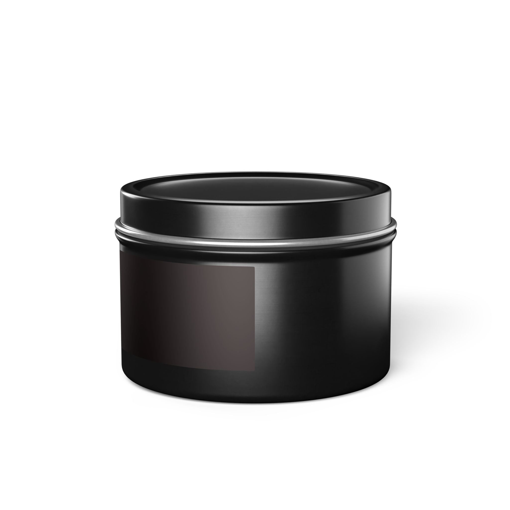Black Tin Candle — Tonemo’s Romantic Rose Scented Travel Candle