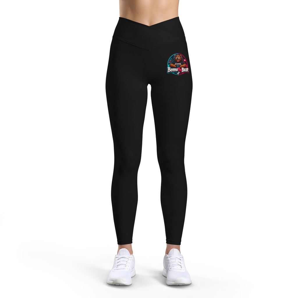 Women’s Luxe Leggings — Retro Floral 'Bama Babe' High-Waist Yoga Leggings