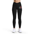 Women’s Luxe Leggings — Retro Floral 'Bama Babe' High-Waist Yoga Leggings