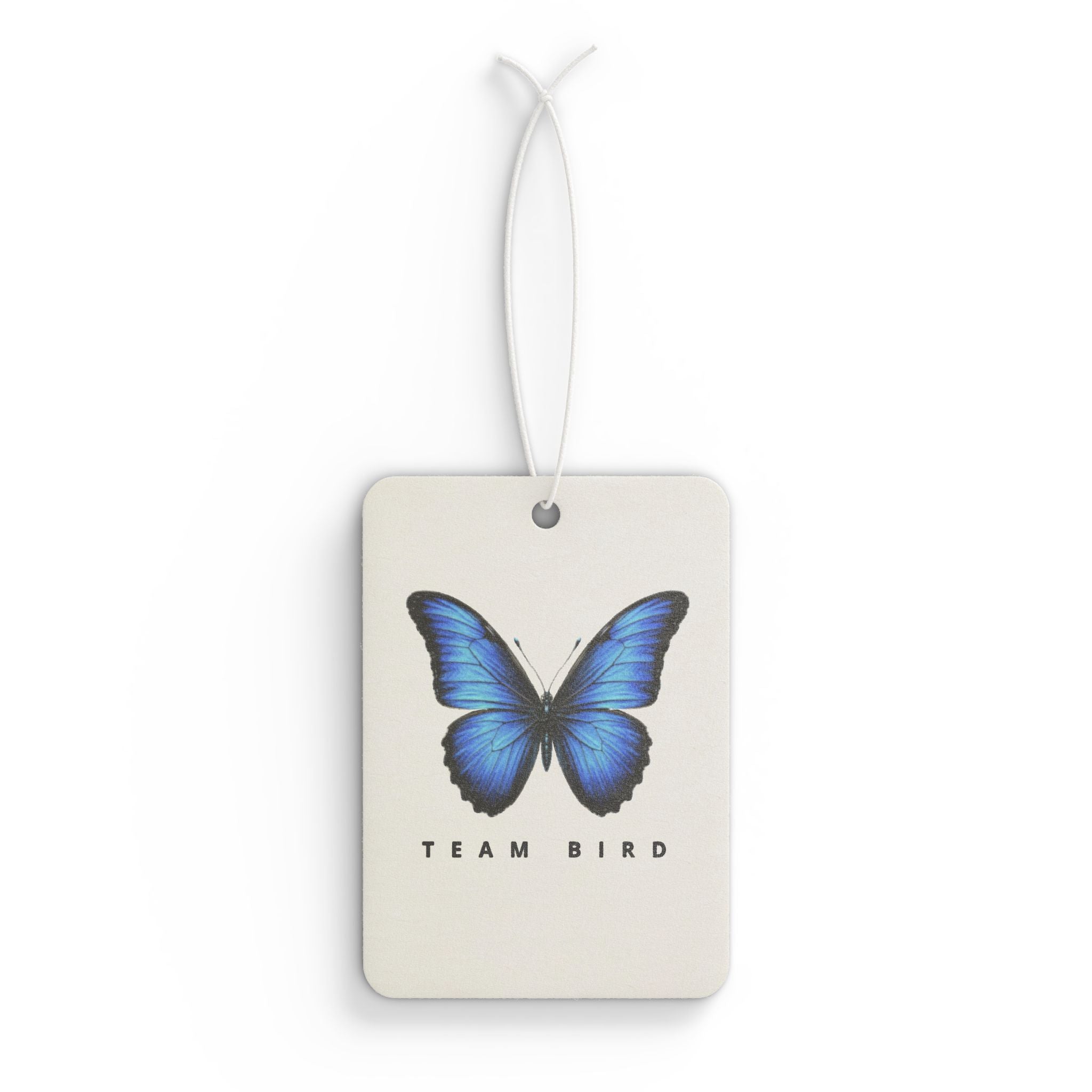 Butterfly 'Team Bird' Car Air Freshener — Blue Butterfly Scented Ornament