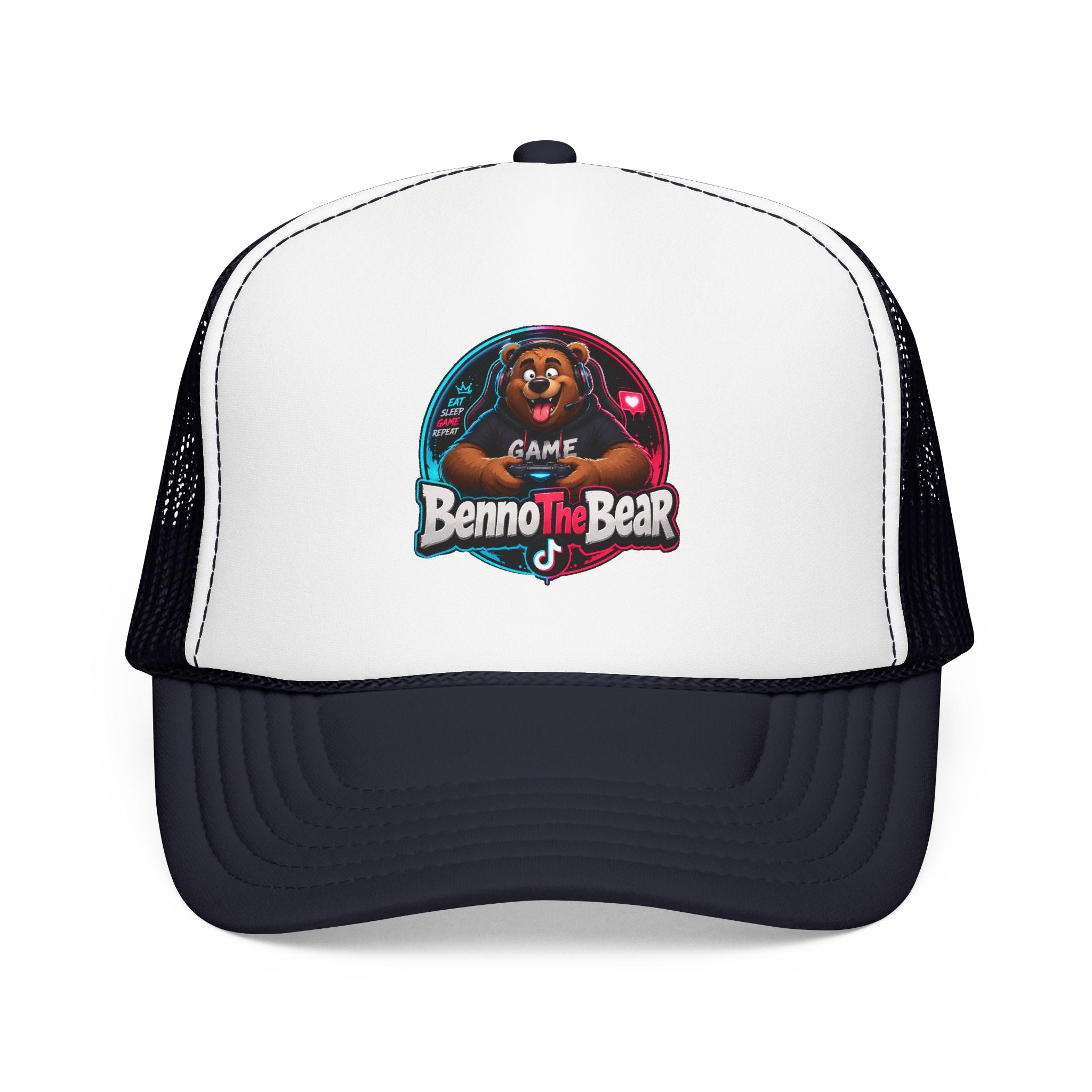 Trucker Hat — 'Benno the Bear' Gaming Logo Foam Cap