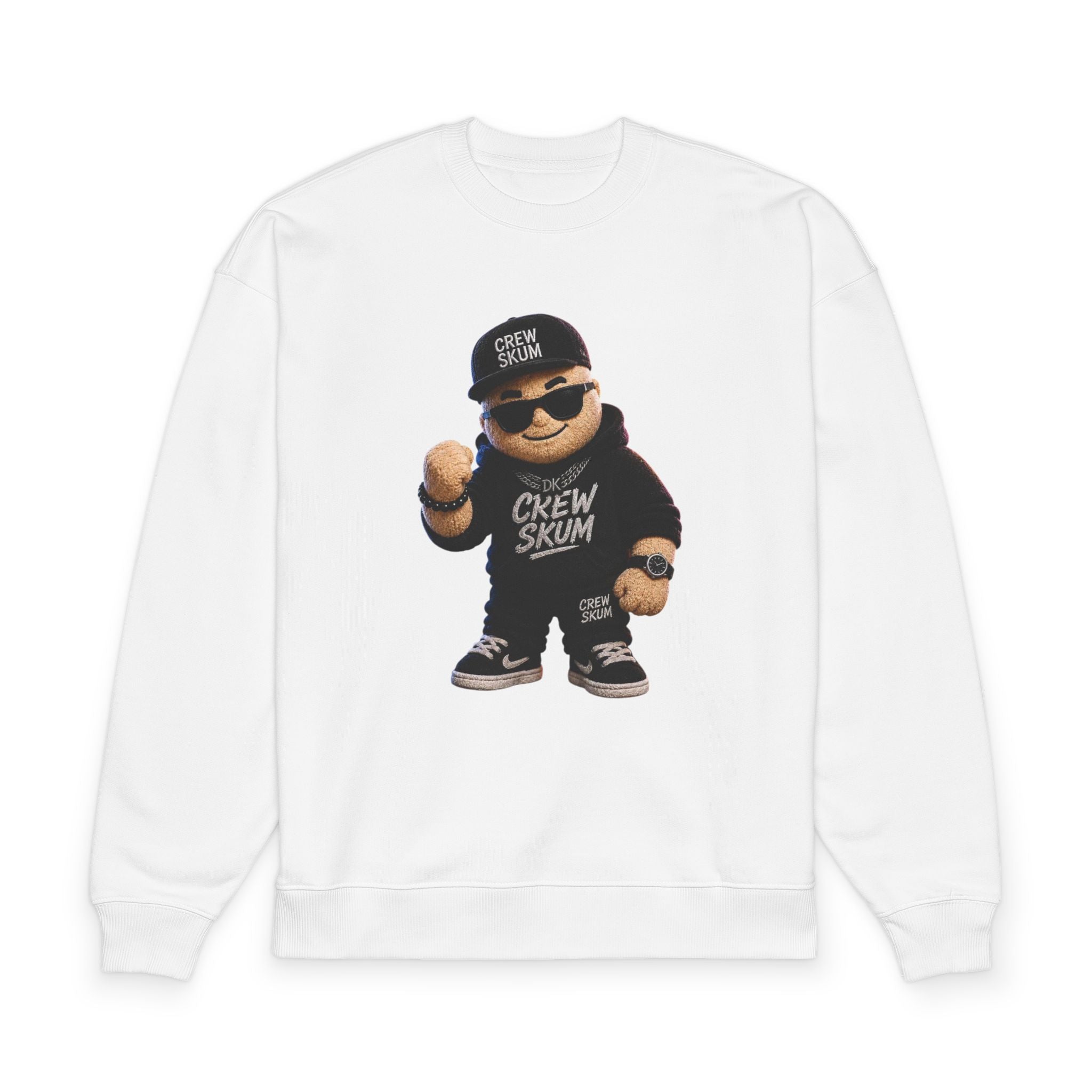 Radder 2.0 Crewneck Sweatshirt — Crew Skum Graphic Oversized Organic Sweatshirt