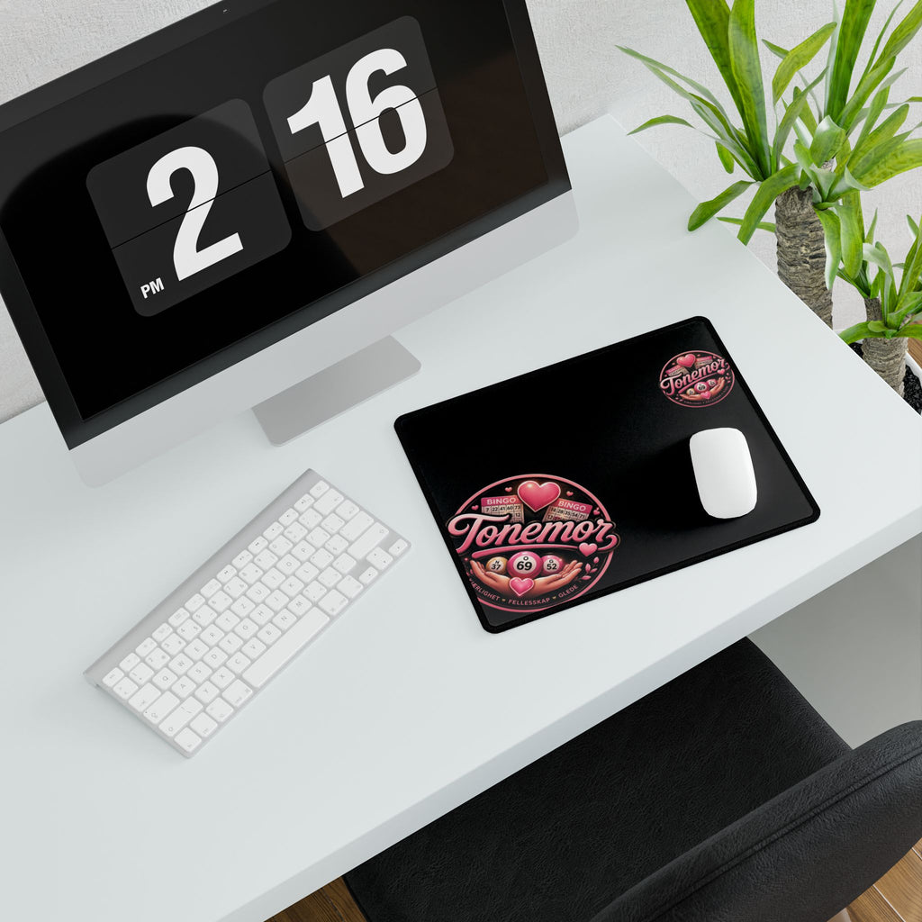 Tonemor Bingo Desk Mat — Pink Heart Gaming & Office Mousepad