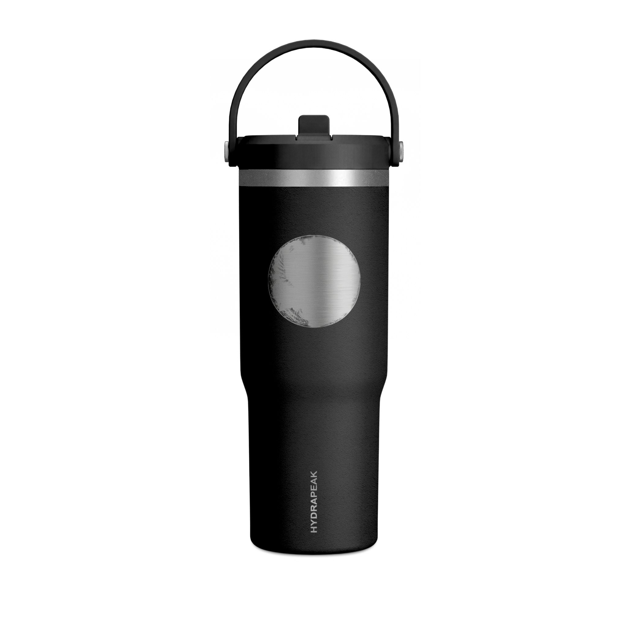32oz Nomad Moon Tumbler — Matte Black Insulated Travel Cup