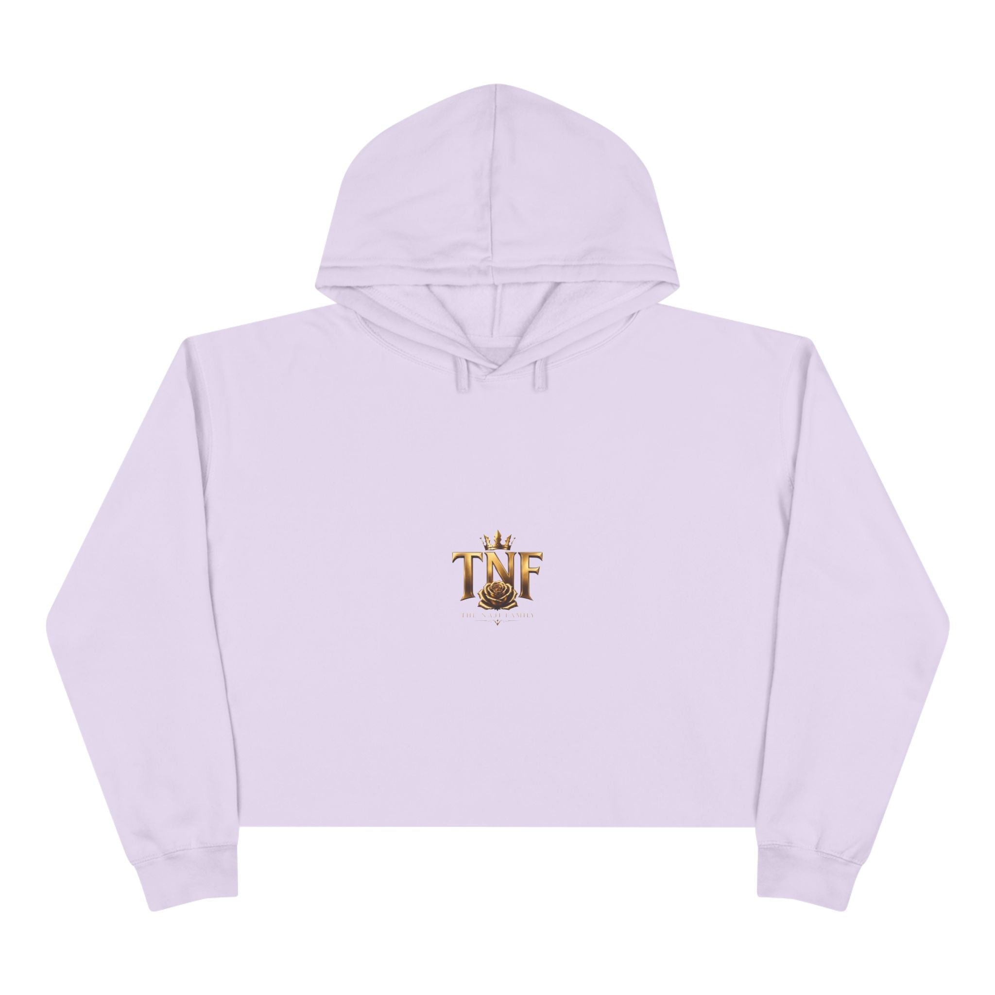 Cropped Hoodie — TNF Gold Crown & Rose Logo