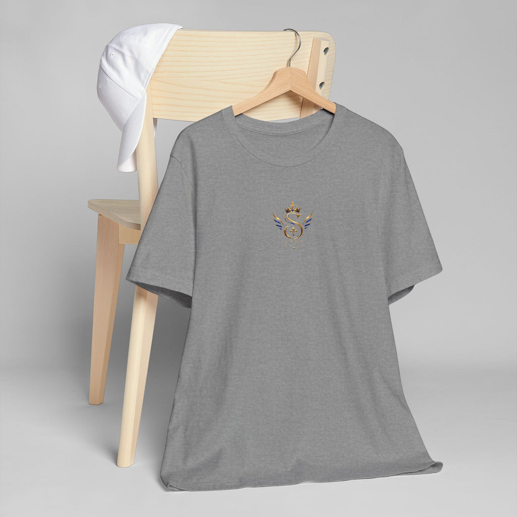 Royal S Crest T-Shirt — Gold Crown Monogram Tee