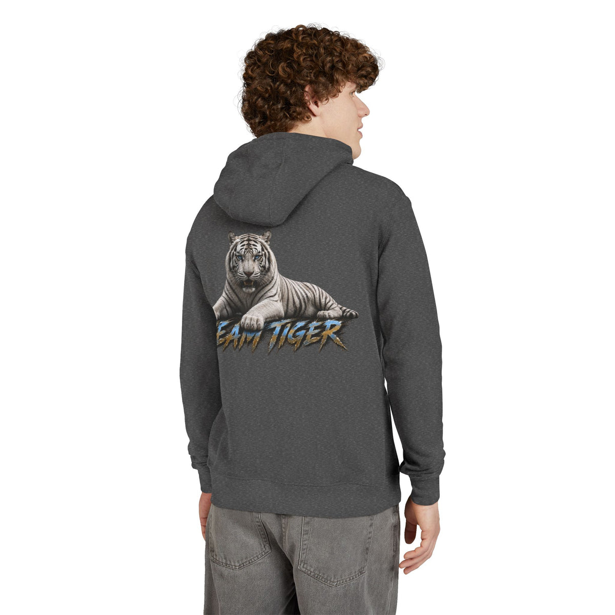 Tiger Hoodie — 'Team Tiger' Graphic Pullover