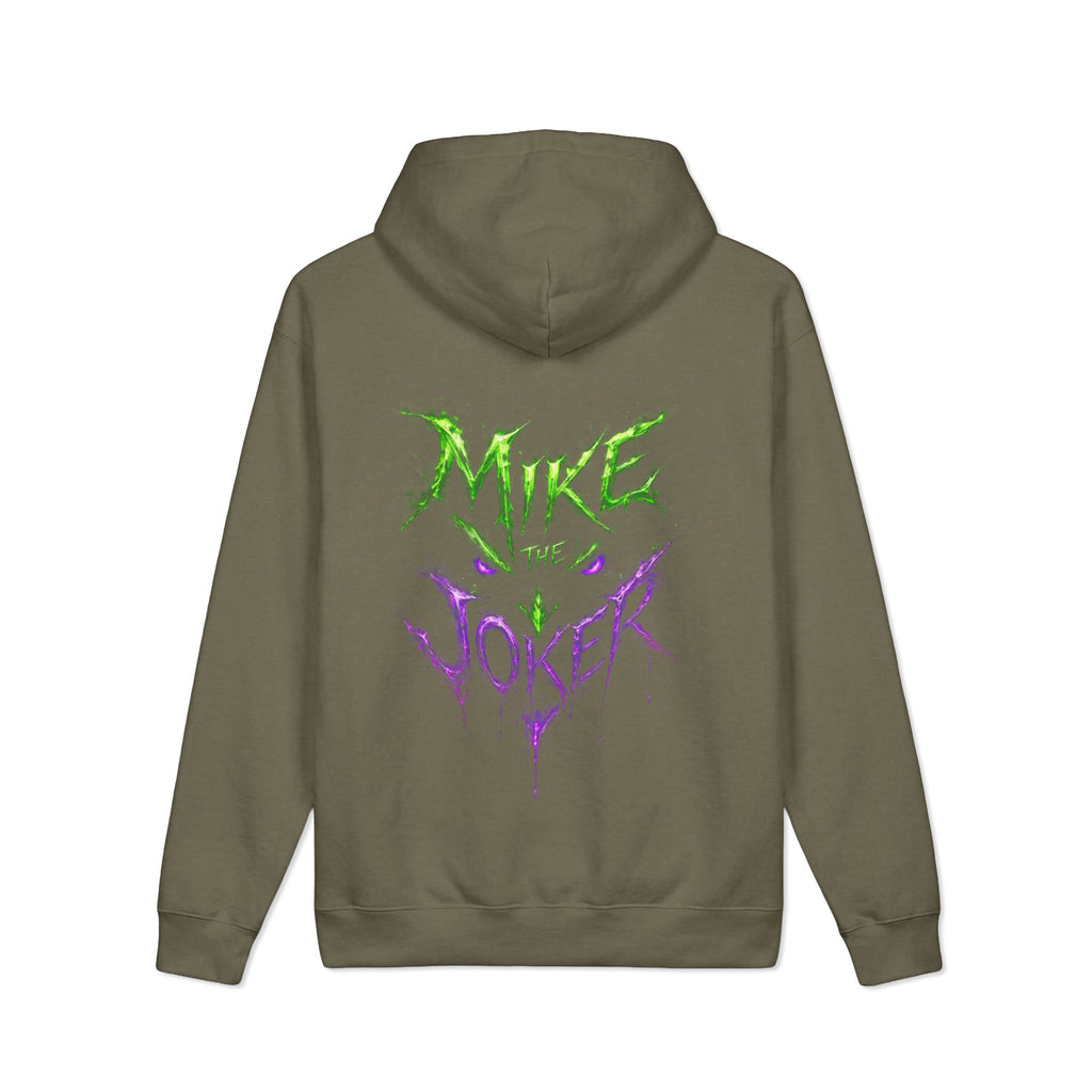 Mike the Joker Hoodie — Grunge Neon Graphic Pullover