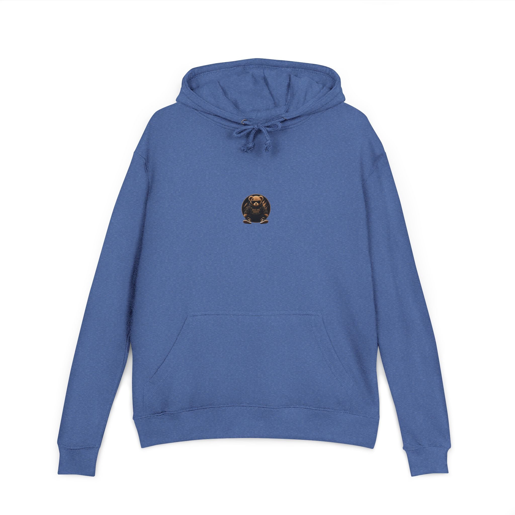 Teddy Bear Hoodie — 'Pas På Snipe' Graphic Pullover