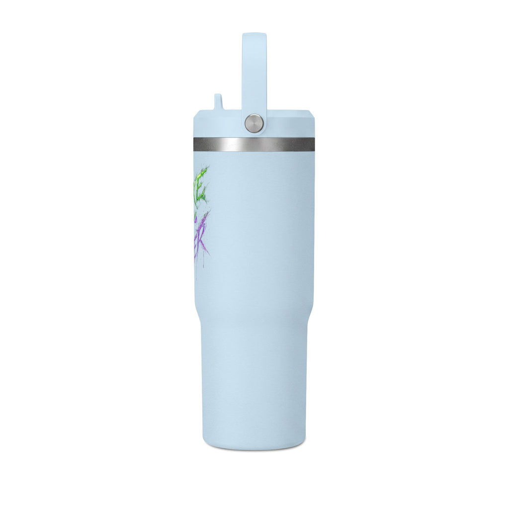 Tumbler — "Mike the Joker" Neon Graffiti 32oz Insulated Travel Mug