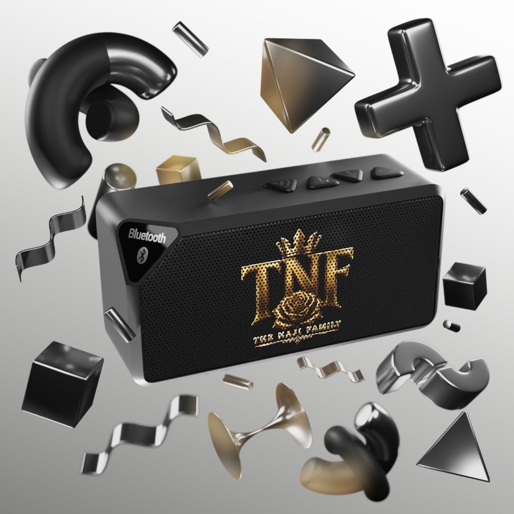 Bluetooth Speaker — Gold Crown TNF Logo Portable Wireless Speaker