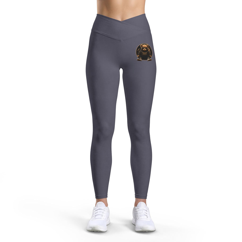 Dachshund Patch Women’s Leggings — Cute Dog Print High-Waist Activewear
