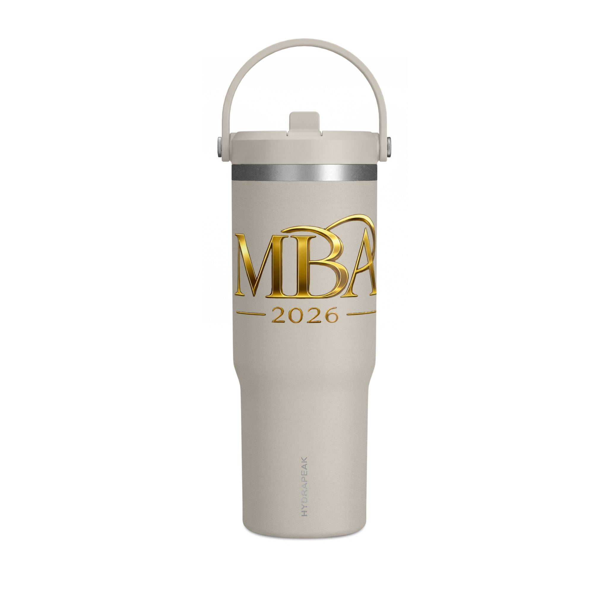 MBA 2026 Gold Logo 32oz Travel Tumbler