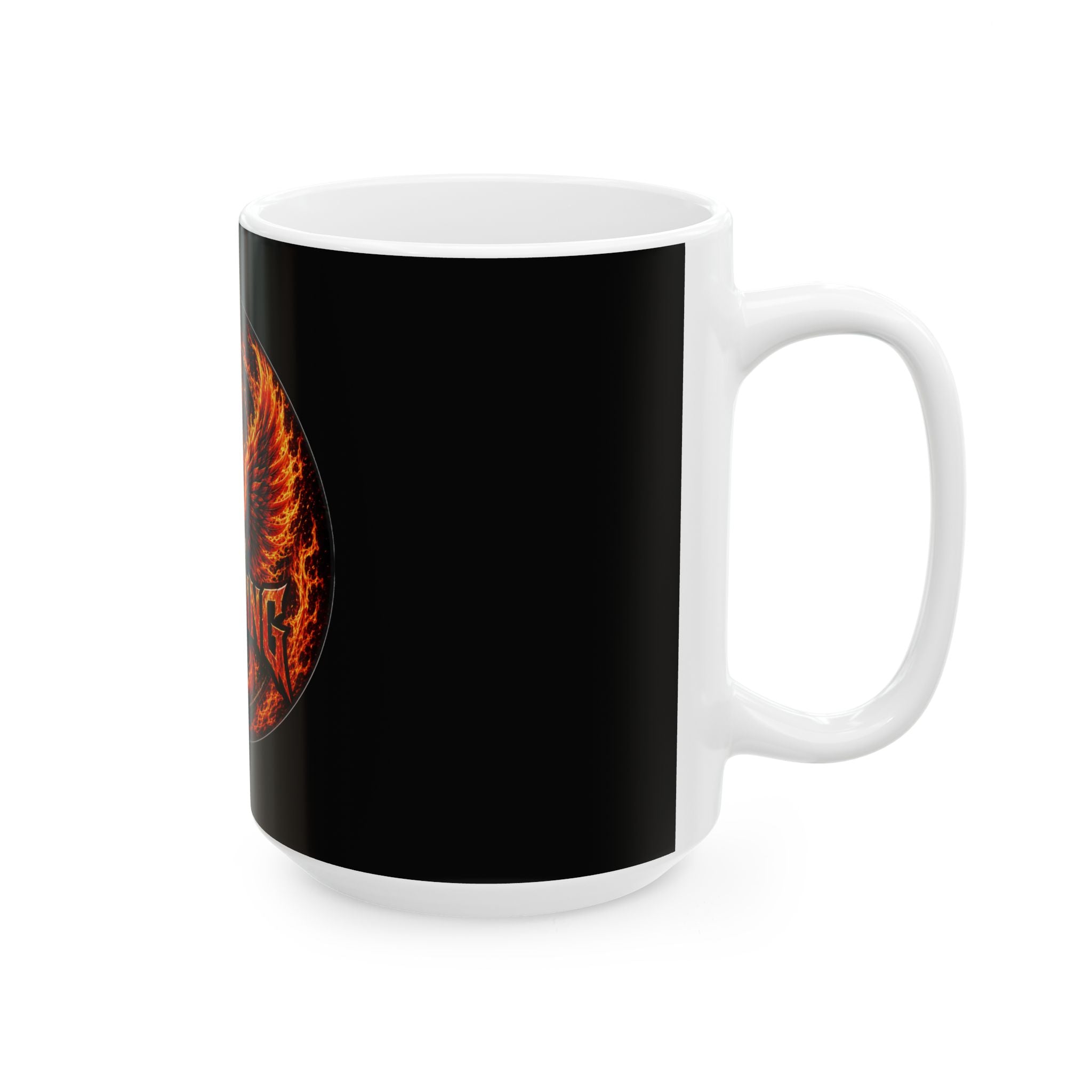 Team Stauding Phoenix Trident Ceramic Mug — Fire & Ice Gaming Coffee Cup (11oz, 15oz)