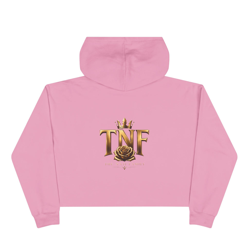 Cropped Hoodie — TNF Gold Crown & Rose Logo