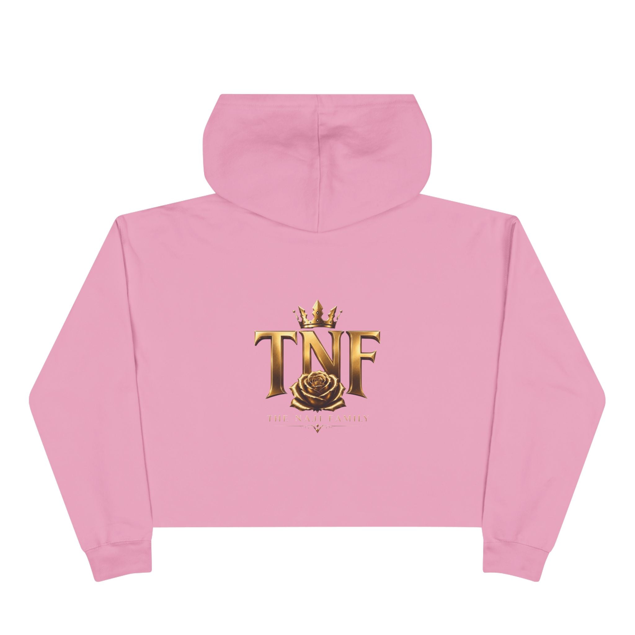 Cropped Hoodie — TNF Gold Crown & Rose Logo