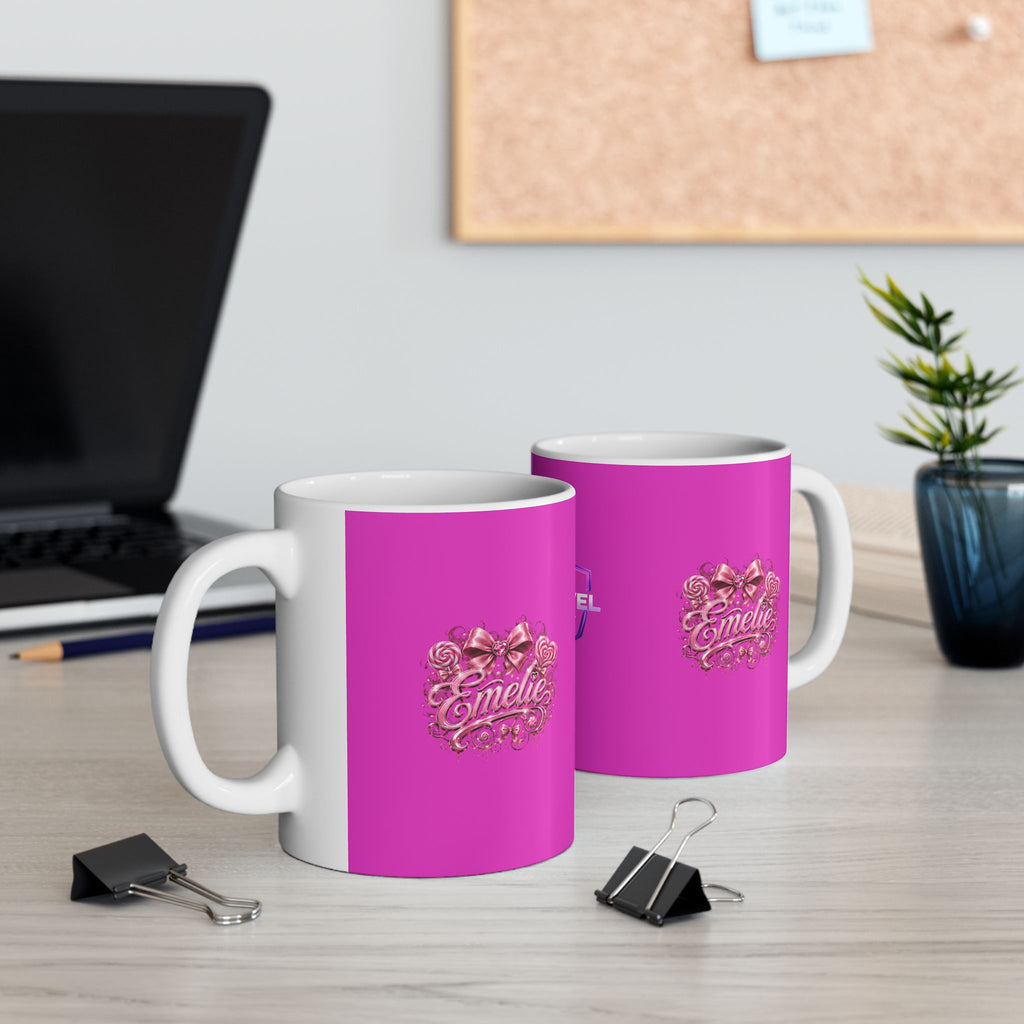 Ceramic Mug — Next Level Creator Agency Logo Coffee Cup (11oz & 15oz)