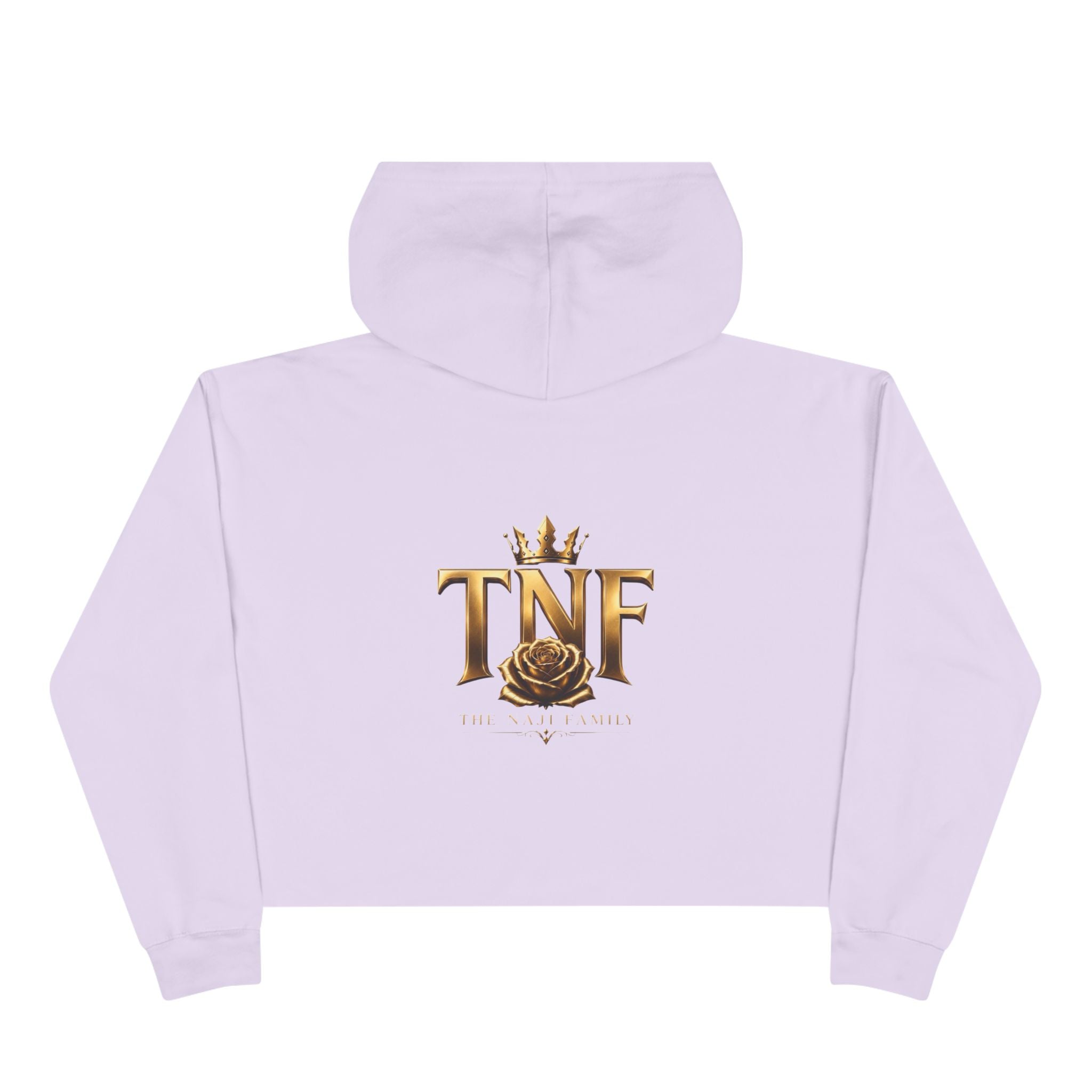 Cropped Hoodie — TNF Gold Crown & Rose Logo