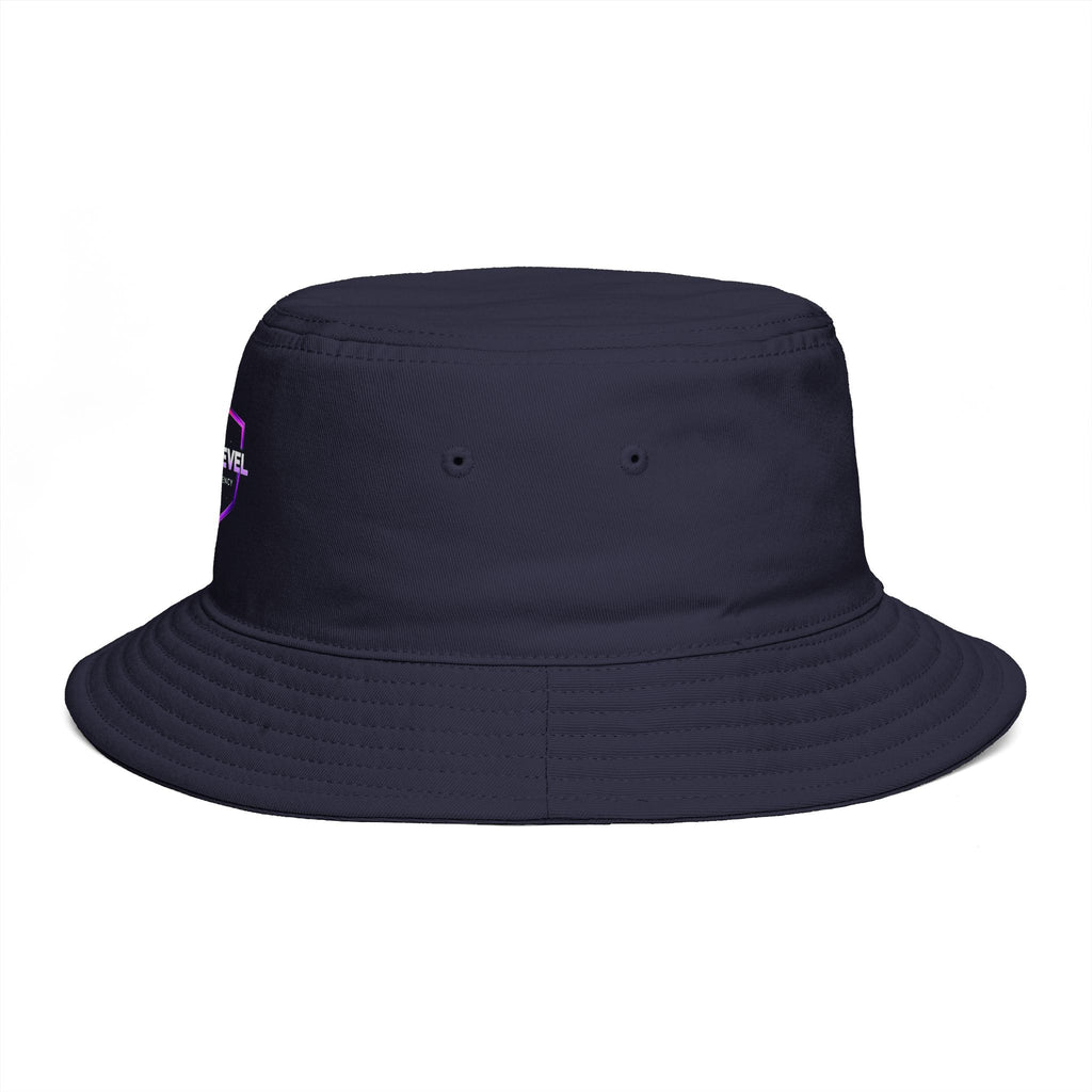 Next Level Creation Agency Brown Bucket Hat — Logo Embroidered Streetwear