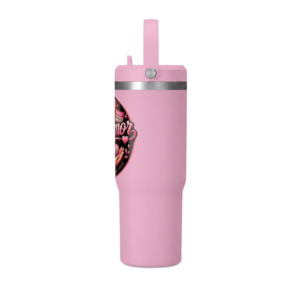 Nomad 32oz Tumbler — Pink Retro Tonemor Heart Logo Travel Mug