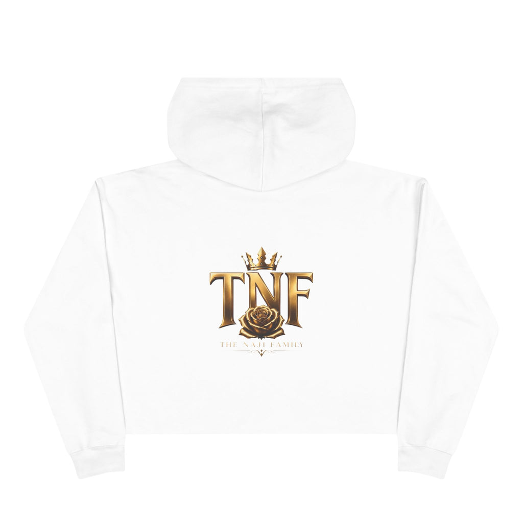 Cropped Hoodie — TNF Gold Crown & Rose Logo