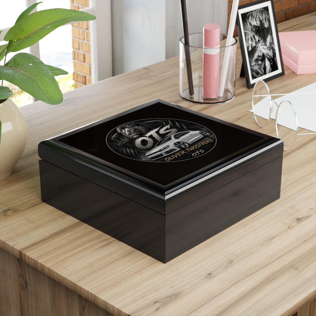 Custom OTS Lion Car Jewelry Box — Personalized Oliver Twostroke Keepsake
