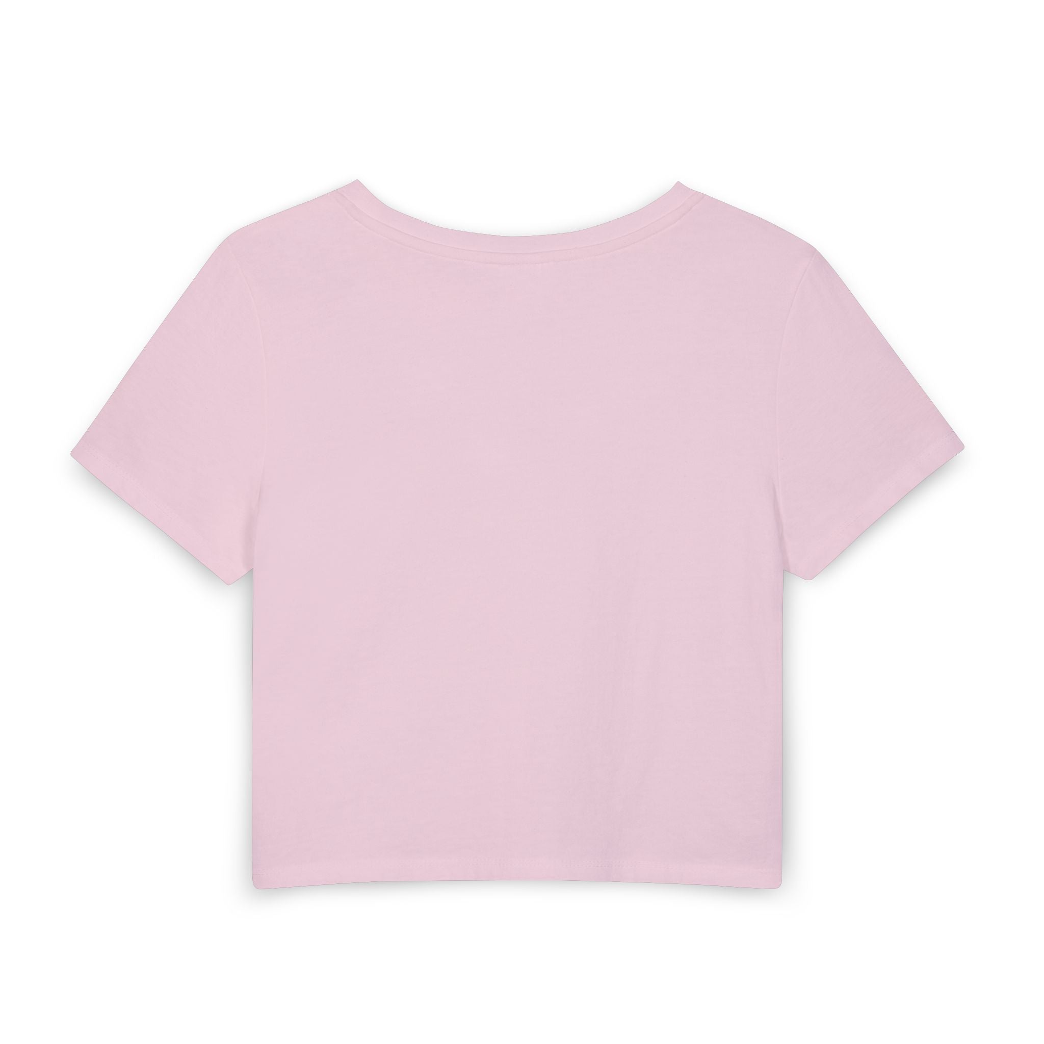 Miss V Mini Tarot Vibes Baby Tee - Small Chest Cardistry Graphic Women's Crop Top