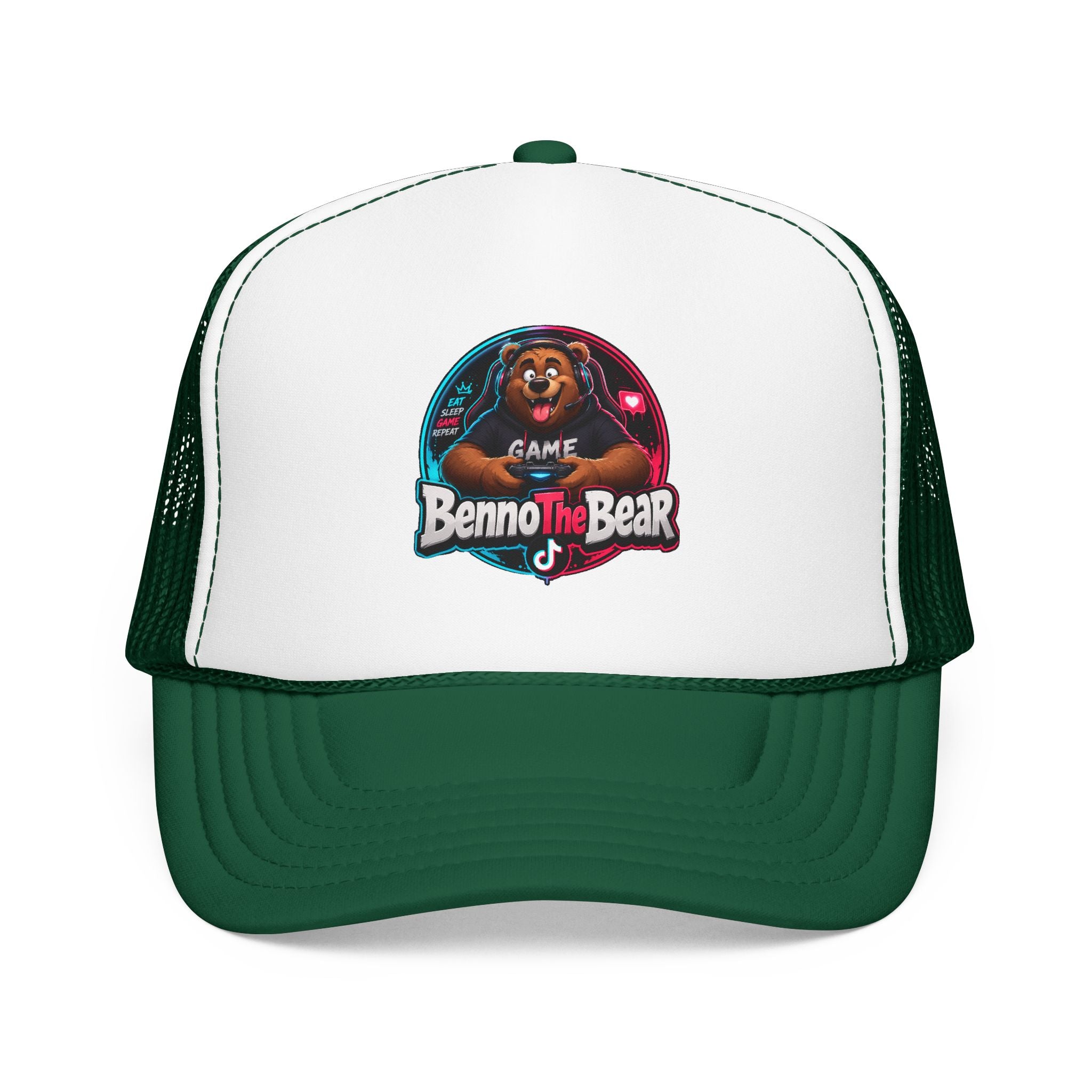 Trucker Hat — 'Benno the Bear' Gaming Logo Foam Cap