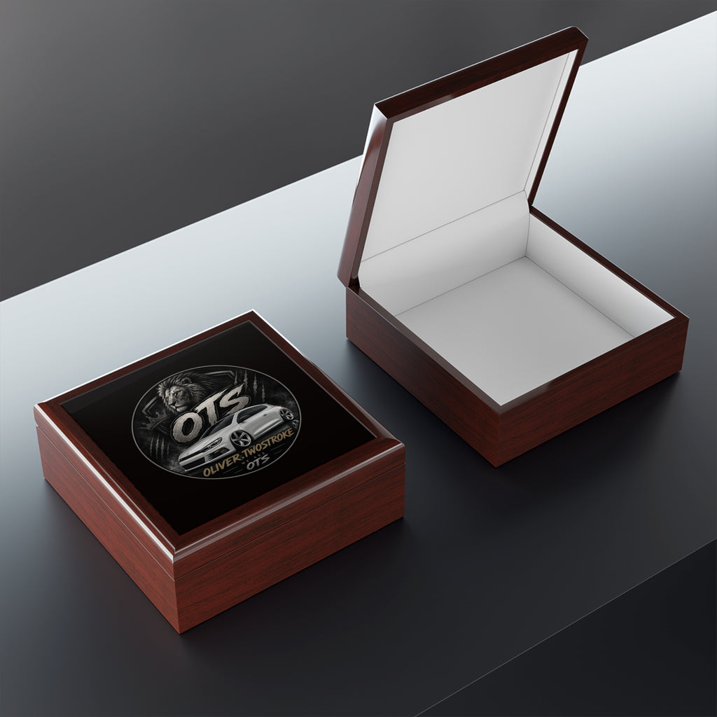 Custom OTS Lion Car Jewelry Box — Personalized Oliver Twostroke Keepsake
