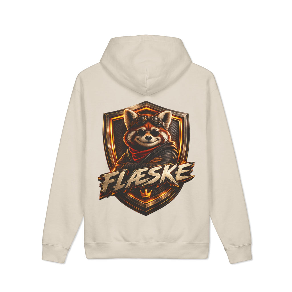Hoodie — 'Flæske' Red Panda Crest Graphic Hoodie