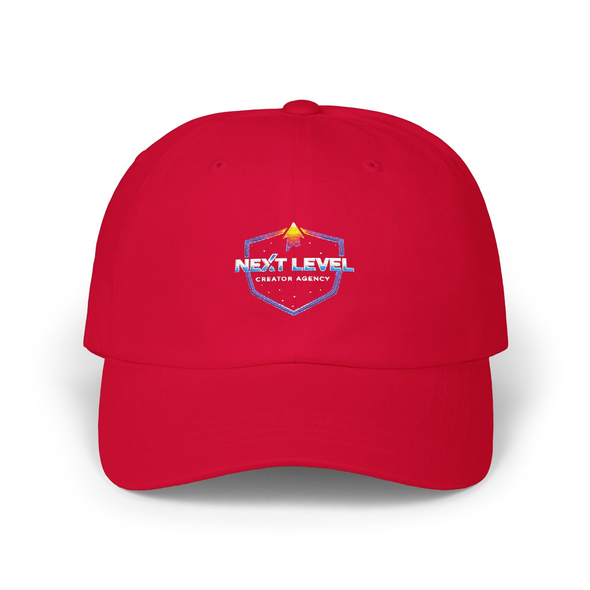 Next Level Gamer Shield Cap | Retro Pixel Gaming Logo
