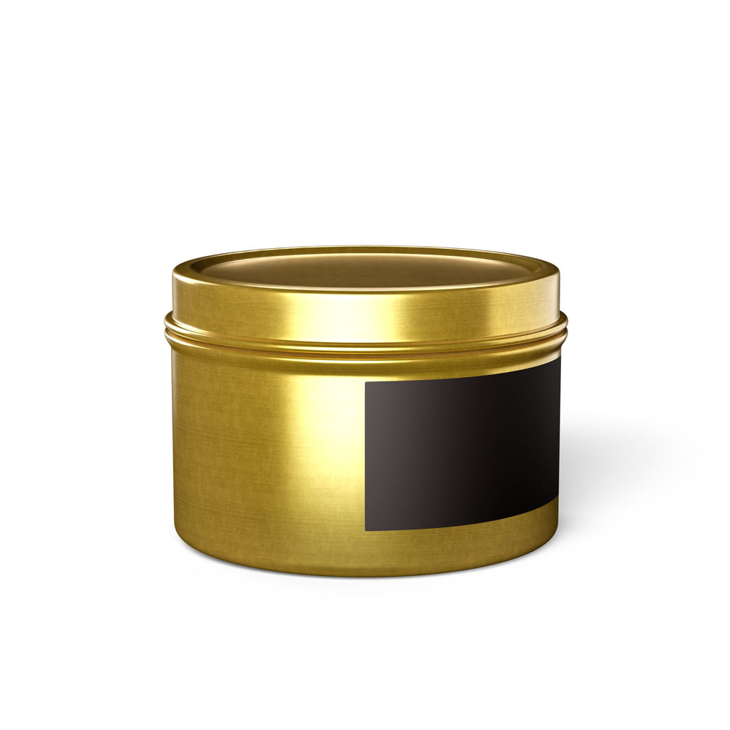 Black Tin Candle — Tonemo’s Romantic Rose Scented Travel Candle