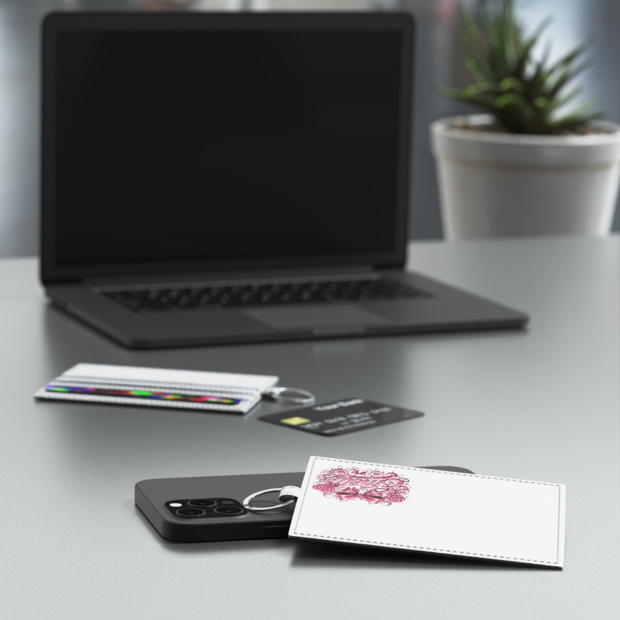 Saffiano Leather Card Holder