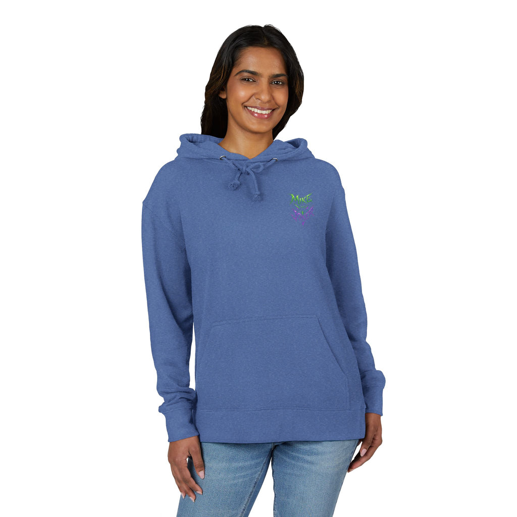 Joker Graphic Hoodie — "Mike the Joker" Neon Green & Purple Streetwear