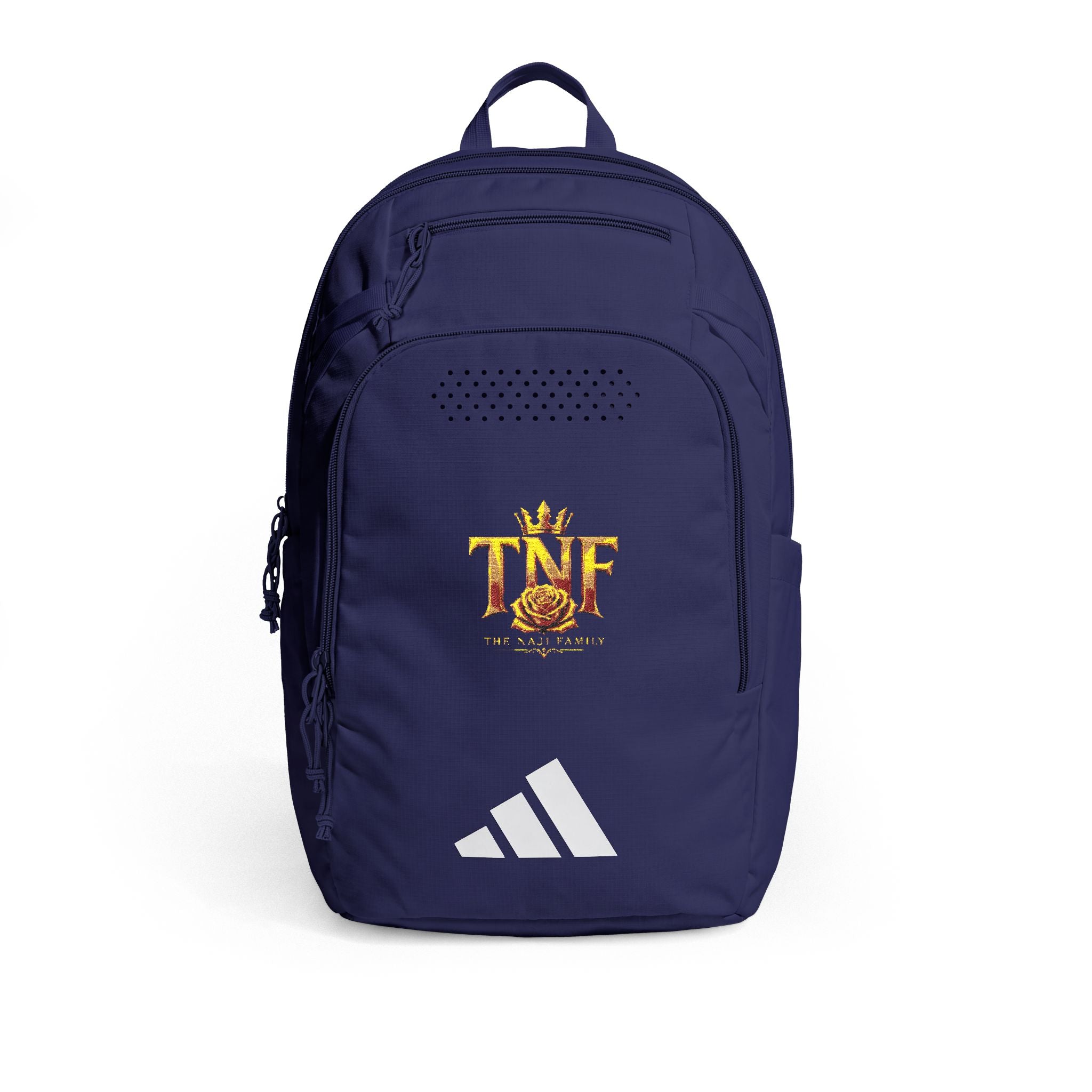 Embroidered TNF Crown Backpack — adidas Defender 5 School & Travel Bag