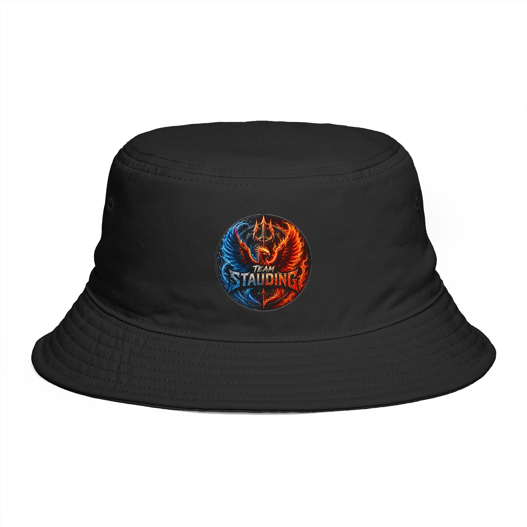 Next Level Creation Agency Brown Bucket Hat — Logo Embroidered Streetwear