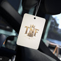 Gold TNF Emblem Car Air Freshener — Luxury Rose Scented Ornament