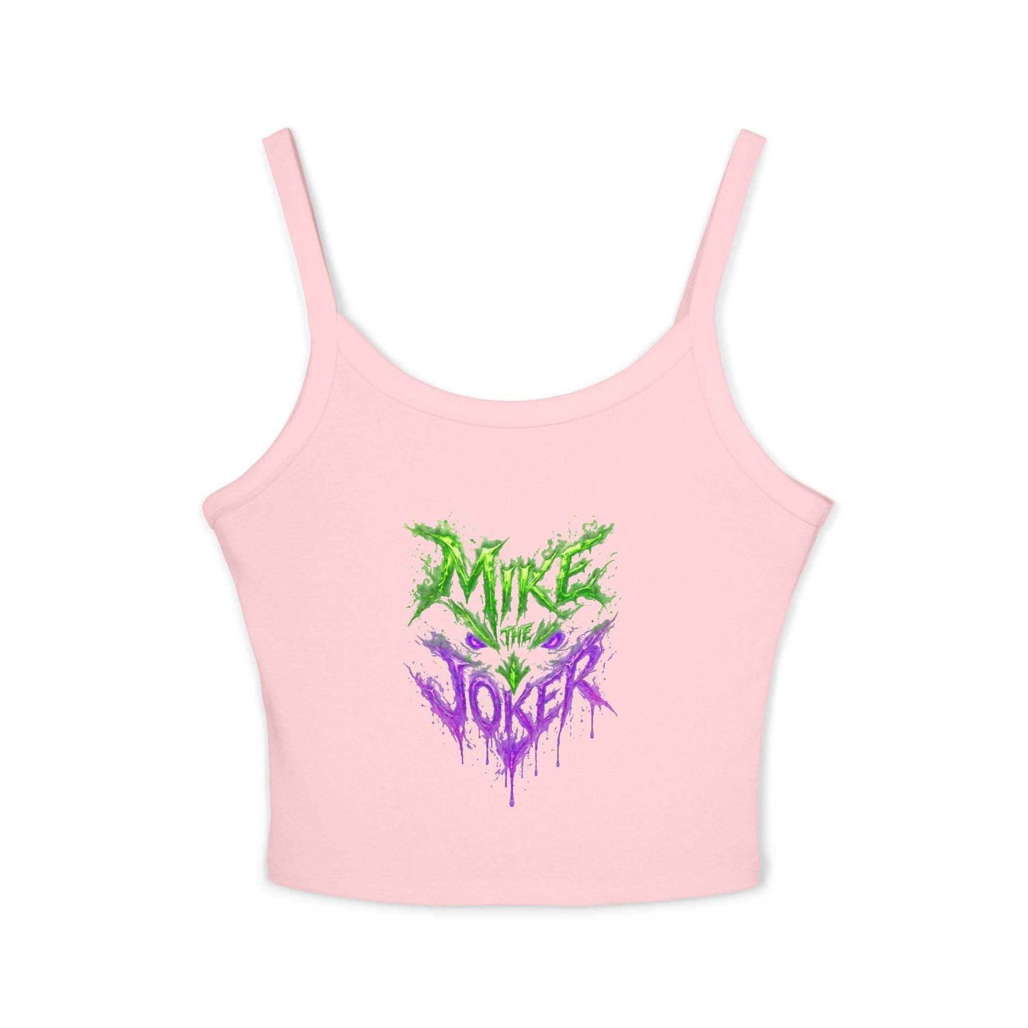 Tank Top — 'Pure Joker' Graffiti Drip Crop Tank