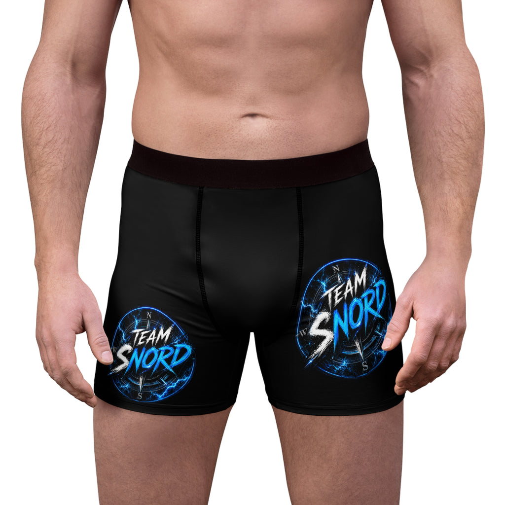 Team Snord Men's Boxer Briefs — Electric Logo All-Over Print
