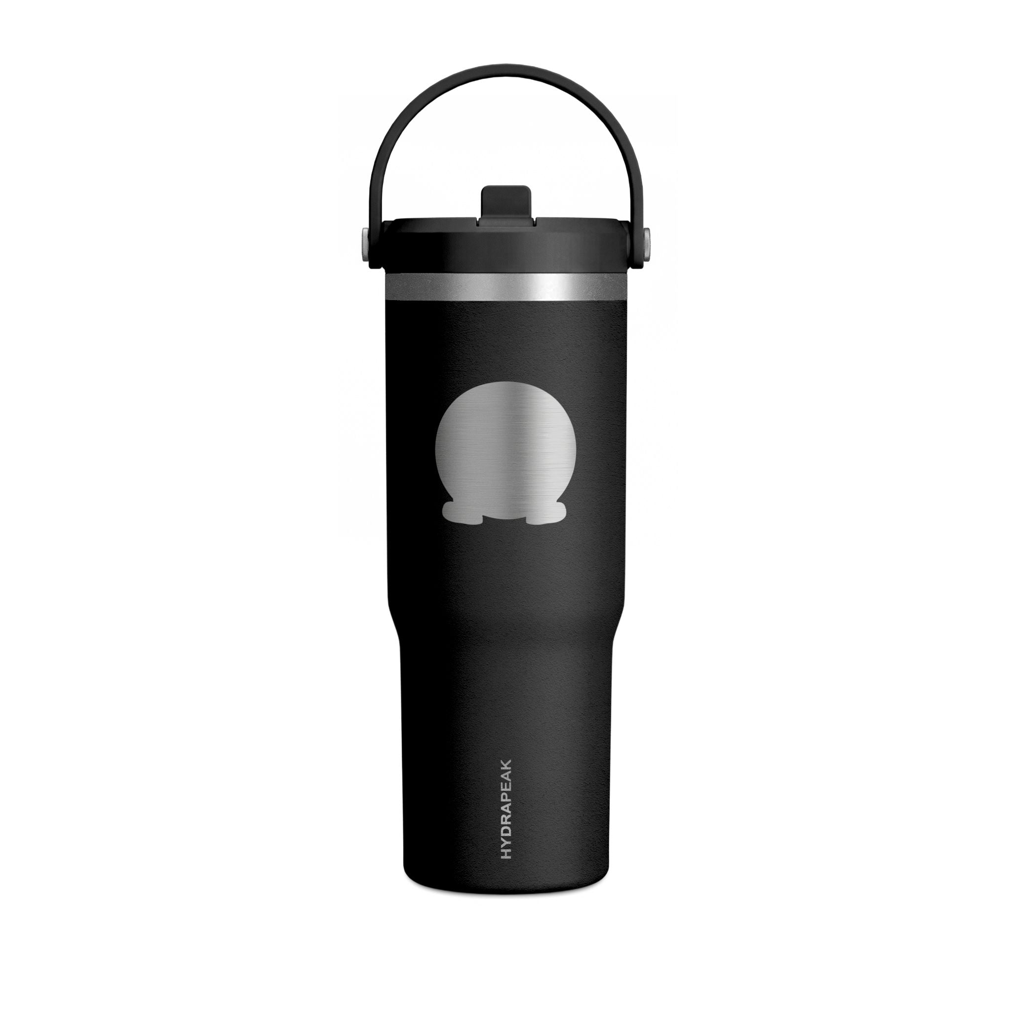 Nomad 32oz Travel Tumbler — Minimal Moon Icon Stainless Steel Insulated Bottle