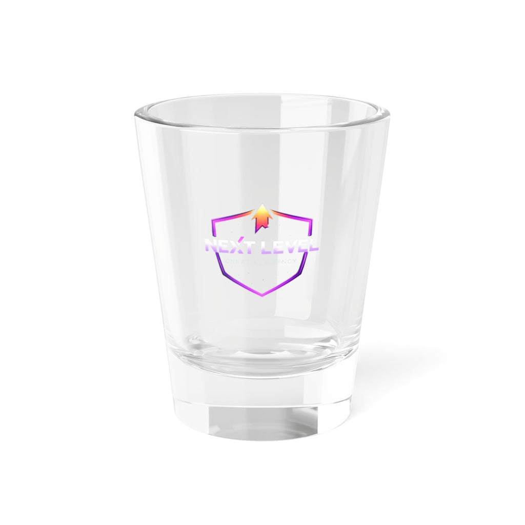 Shot Glass — 'Next Level' Gaming Emblem 1.5oz Shooter