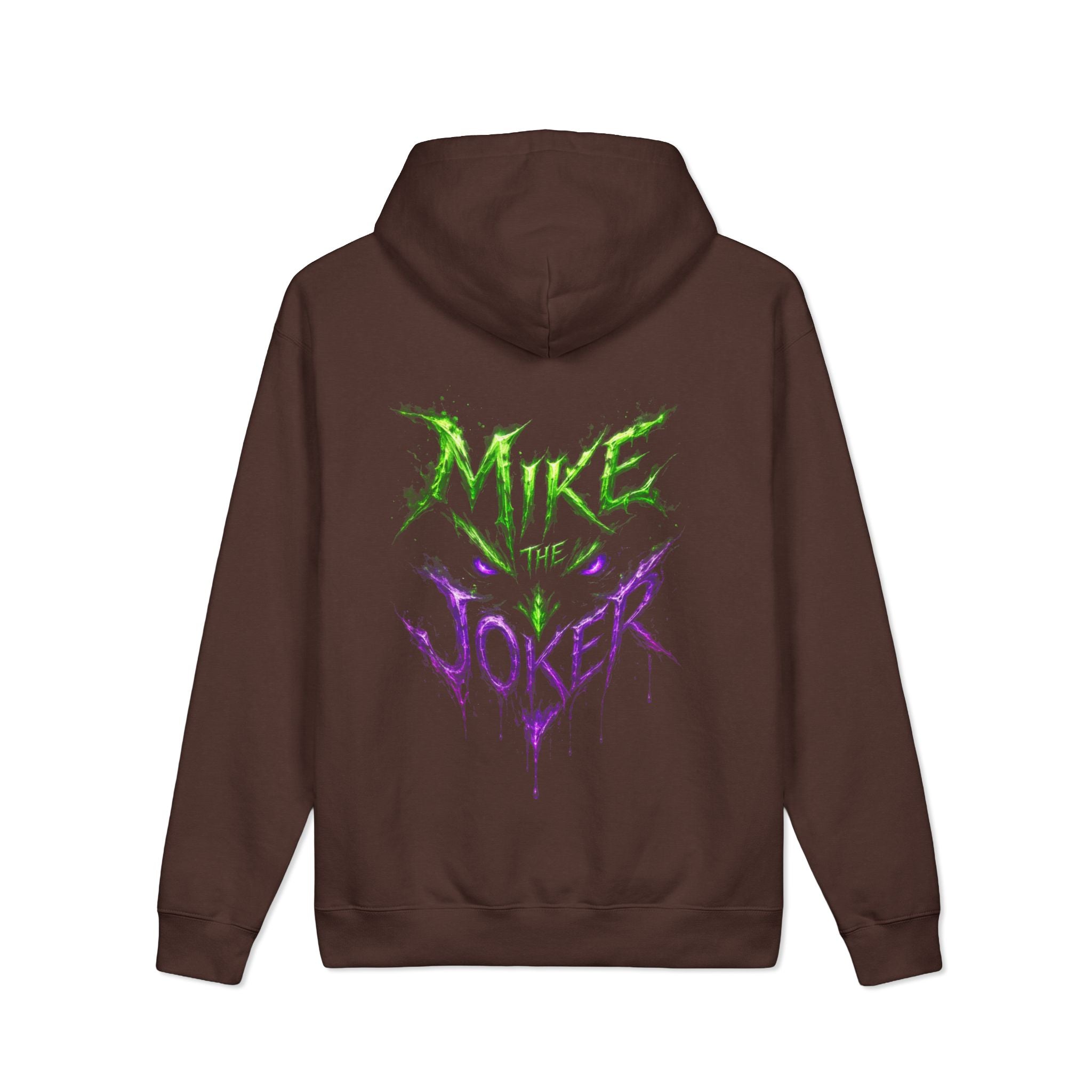 Mike the Joker Hoodie — Grunge Neon Graphic Pullover