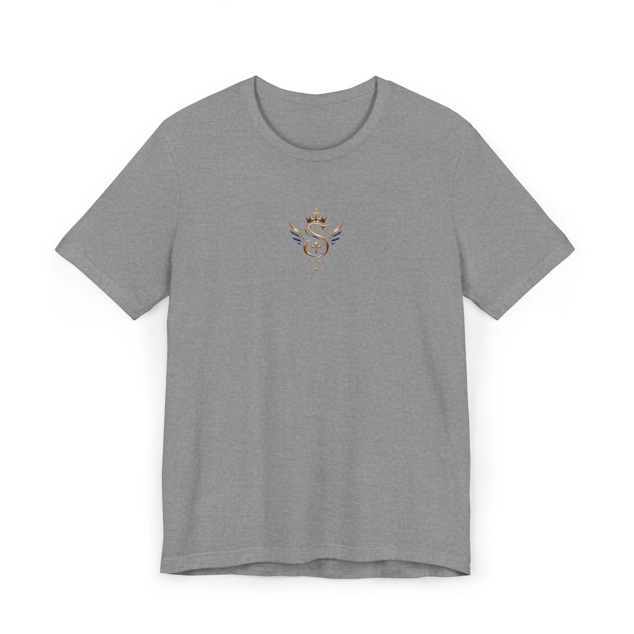 Royal S Crest T-Shirt — Gold Crown Monogram Tee